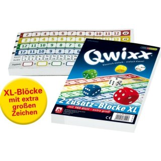 Qwixx XL - Zusatzblöcke (2er)