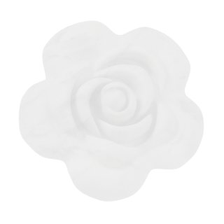 Schnulli-Silikon Rose 4 cm, marmoriert, Btl. &agrave; 2 St.