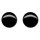 Glasaugen f&uuml;r Tiere, &oslash; 6mm, 50 St&uuml;ck, schwarz, Gro&szlig;gebinde