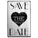 Vintage Stempel Save the date - Herz