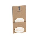 Geschenklabel Alles Liebe 6x cotton white /HF gold