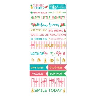 My Journal Sticker, Summer Impression (2 Sheets)