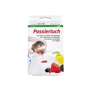 DETI Passiertuch 75x75cm weiß