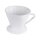 Kaffeefilter 1x4 Porzellan spülmaschinenfest 1-Loch 11,5cm Ø13cm