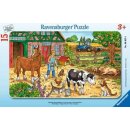 Glückliches Bauernhofleben, 15 T. Rahmenpuzzles