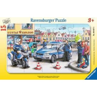 Einsatz der Polizei, 15 T. Rahmenpuzzles