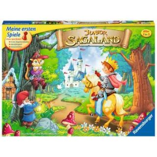 Ravensburger 21372 - Junior Sagaland - Kinderspiel, Junior Edition des Spieleklassikers für 2-4 Spieler ab 3 Jahren (ABVK)