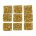 MosaixPro-Glassteine, braun, , 10 x 10 x 4 mm, 200 g ~ 302 Stk.