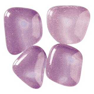 MosaixSoft-Glassteine, lila, , 8 - 25 x 5 mm, 200 g ~ 140 Stk.
