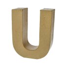 Buchstabe, , U, H 17,5 x B 13,7 x T 5,5 cm,