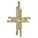 Wachsdekor, gelb gold metallic, Kreuz  gelb/DUO GS, 110 x...