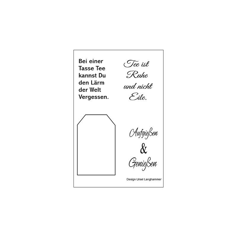 EFCO Timbri Trasparenti Clear, Set Da 7 Pezzi Con Motivi Volpe E Gufo, Dimensioni A7 (74 X 105 Mm), Per Scrapbooking E Biglietti