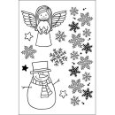 Stempel Clear, transparent, Winterzeit, A7 / 74 x 105 mm,...