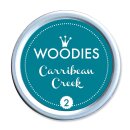 Woodies Farbwelt, türkis, Stempelkissen, ø 35...