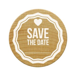 Woodies Stempel, , Save the Date 1, ø 30 mm,