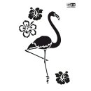 Stencil, , Flamingo und Blumen, DIN A4, 4-teilig
