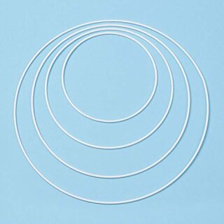 AAO Metall-Ring Ø 20cm weiß