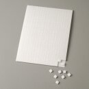 Klebekissen, weiß, doppelseitig, 5 x 5 x 1 mm / 10...