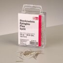 Stecknadeln, vernickelt, Eisen, 18 mm, 50 g ~ 800 Stk.