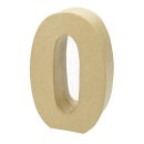 Zahl, , - 0 -, H 17,5 x B 11 x T 5,5 cm,