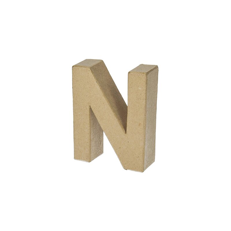 Buchstabe T, 17,5 x 5,5 cm, aus Pappmachè
