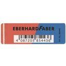 Radierer Latex-frei rot/blau komb. 40x