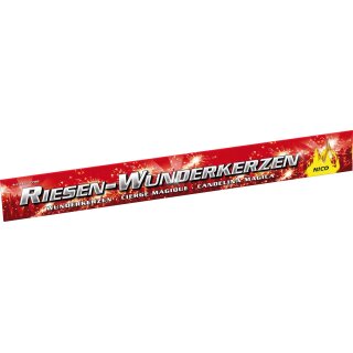 Riesen-Wunderkerzen 45 cm, 5er-Brief, KAT F1, ab 12 Jahre