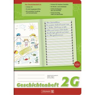 Geschichtenheft A4 Lin2G 16Bl