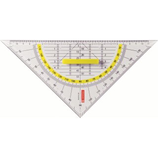 Geometrie-Dreieck 22cm Griff klar