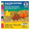 INTENS.FALTBL.15x15CM,100BL.10F.SORTIERT