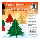 FALTBL."WEIHNACHTEN" 130G.14x14CM, 100BL,6 FARBEN