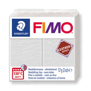 FIMO leather-effect - elfenbein