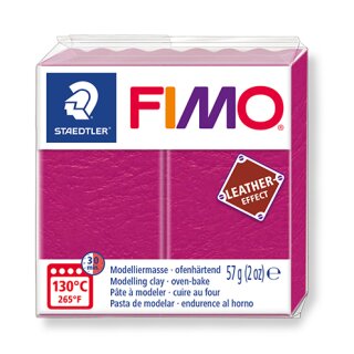 FIMO leather-effect - beere