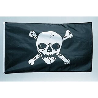 Piraten-Fahne Jolly Roger, ca. 90 x 15