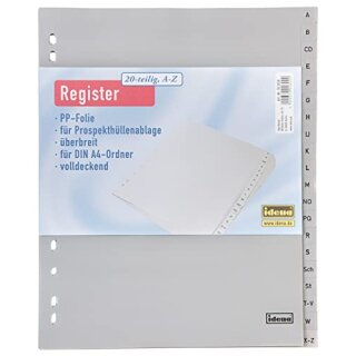 Idena Register A4 A-Z