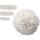 Seidenpapier-Pompons, Weiß, D: 20+24+30 cm,  14 g, 3Stck.
