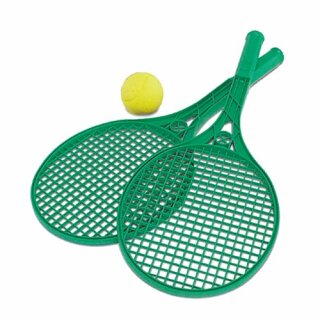 Softballspiel, bunt sortiert,, 2 Schläger à 54 cm, 1 Ball, ,