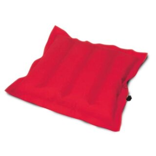 AAO Sitzkissen ca. 38 x 38 cm,, Material: PVC mit Mikrofaser, Beschichtung, Farbe: blau/ rot