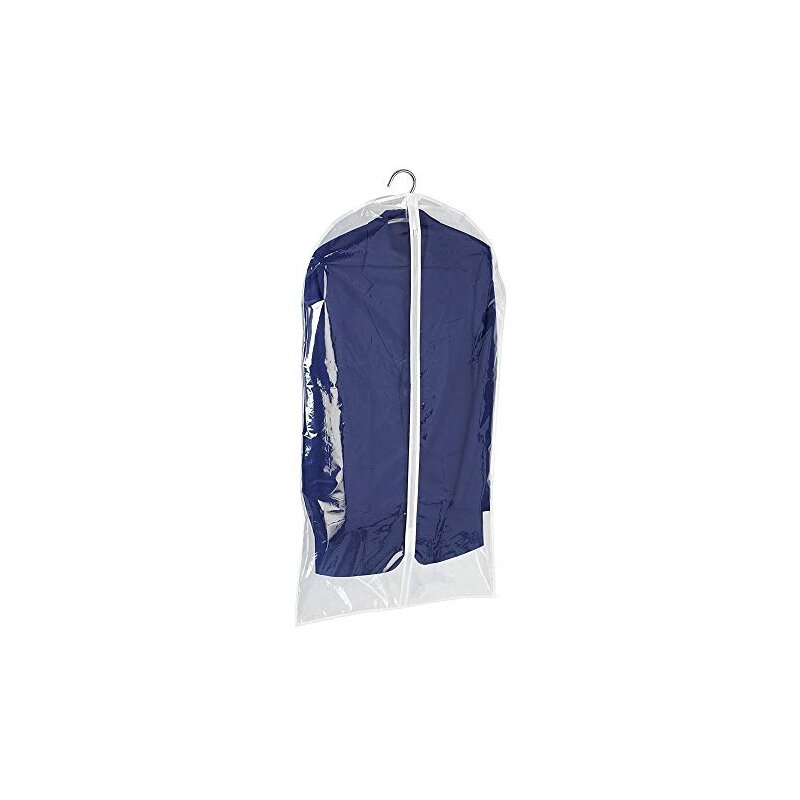 WENKO Vakuum-Kleidersack-Set 2er – 70x105 Cm & 70x145 Cm – Platzsparend, Transparent, Mit Staubsauger Komprimierbar