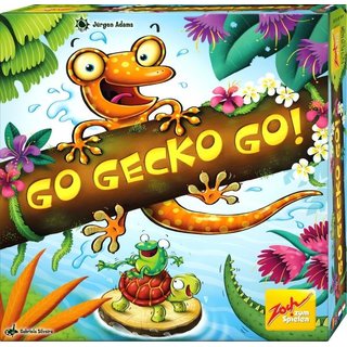 Zoch 601105129 - Go Gecko Go! - Nominiert zum Kinderspiel des Jahres 2019, Gemeinschaftsspiel für die ganze Familie, für 2-4 Spieler und Kinder ab 6 Jahren (ABVK)