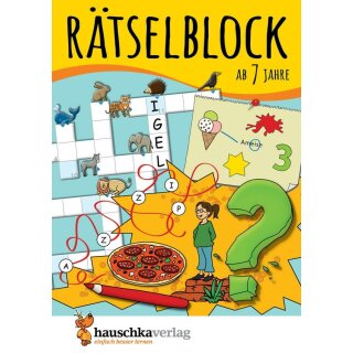 Rätselblock ab 7 Jahre, Band 1, A5-Block