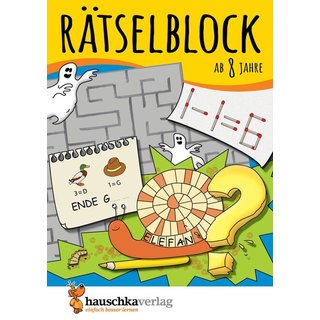 Rätselblock ab 8 Jahre, Band 1, A5-Block