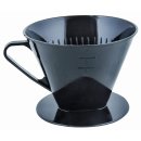 Kaffeefilter 1x4 schwarz PP