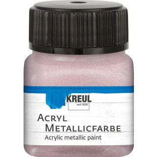KREUL Acryl Metallicfarbe Roségold 20 ml