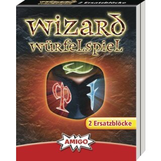 Wizard Würfelspiel Ersatzblöcke (2 Stk)