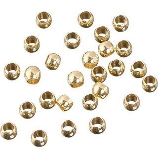 Quetschperle 2,5mm gold 30er