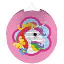 Lampion Einhorn Papier 25 cm