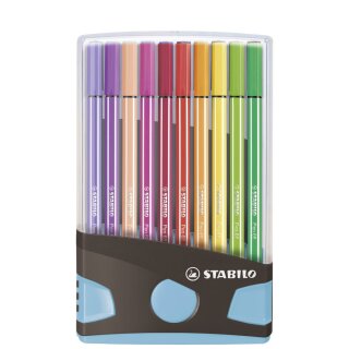 STABILO Pen 68 ColorParade anthrazit/hellblau