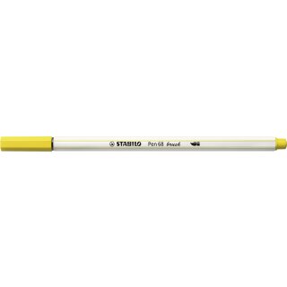 STABILO Pen 68 brush gelb