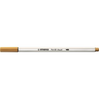 STABILO Pen 68 brush ocker dunkel